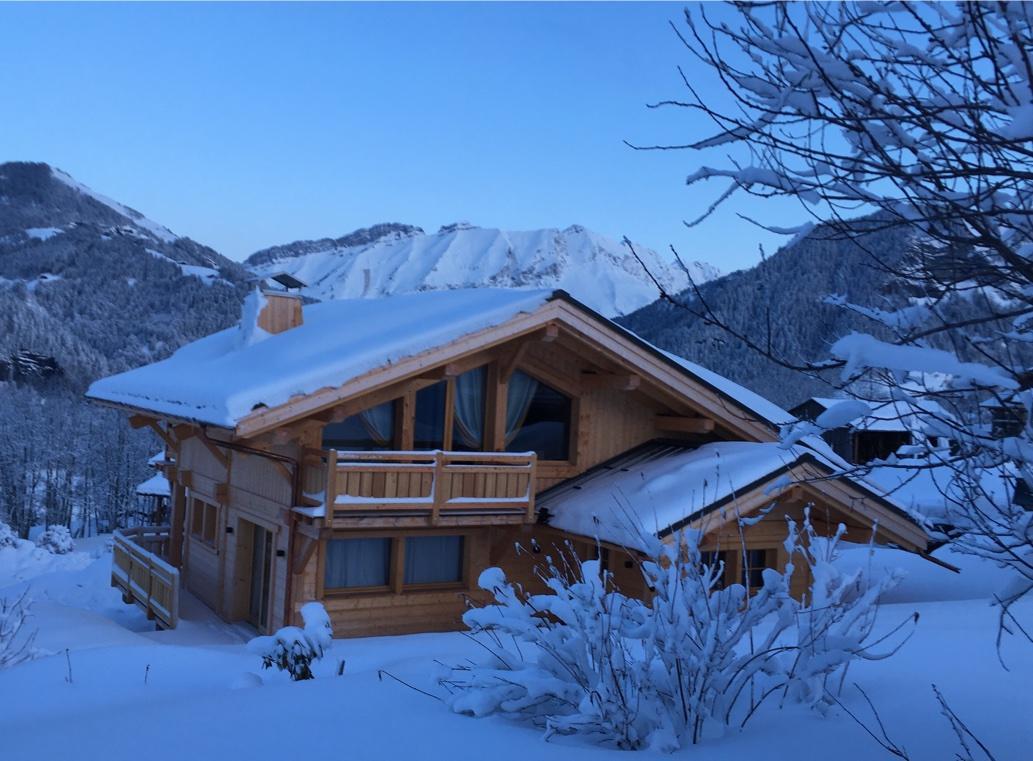 Chalet Nanook Notre-Dame-de-Bellecombe Bagian luar foto