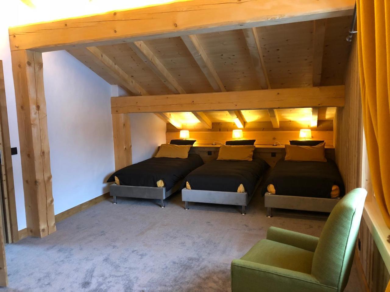 Chalet Nanook Notre-Dame-de-Bellecombe Bagian luar foto