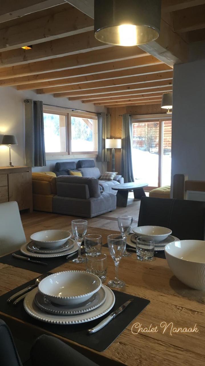 Chalet Nanook Notre-Dame-de-Bellecombe Bagian luar foto