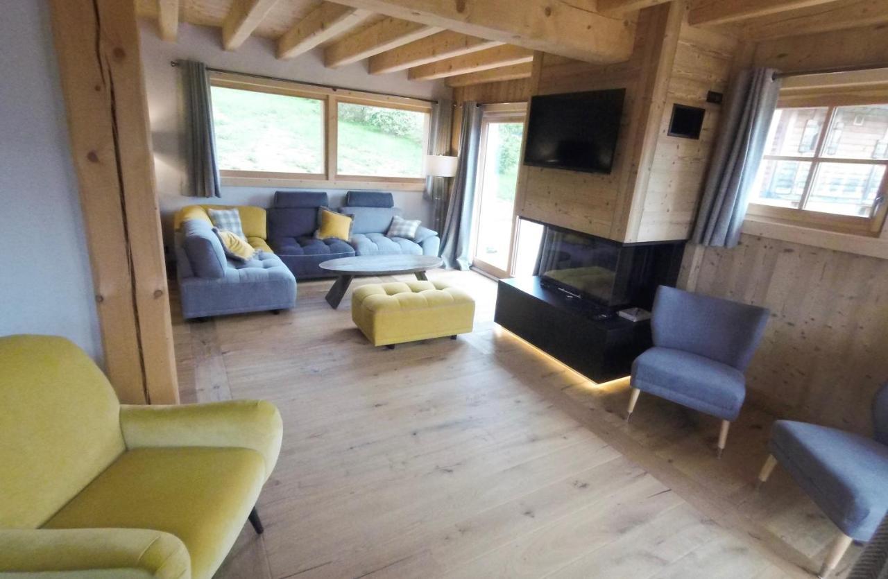 Chalet Nanook Notre-Dame-de-Bellecombe Bagian luar foto