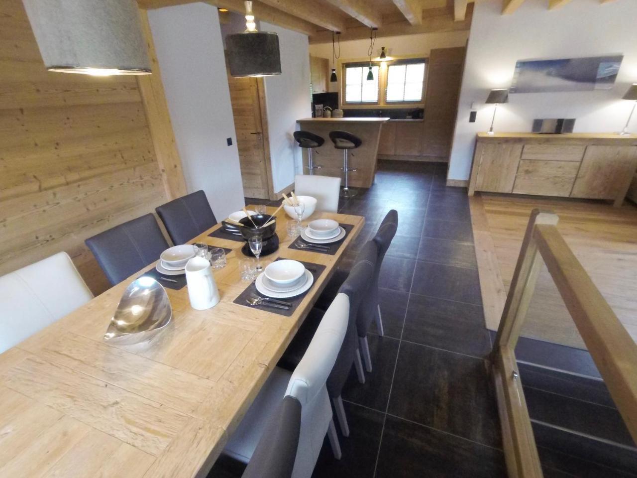 Chalet Nanook Notre-Dame-de-Bellecombe Bagian luar foto
