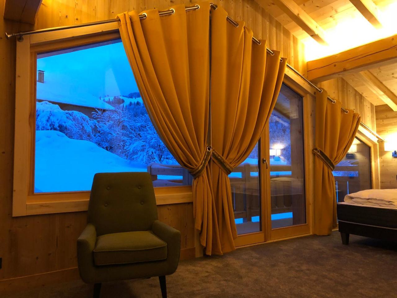Chalet Nanook Notre-Dame-de-Bellecombe Bagian luar foto